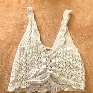 Swim suit cover top